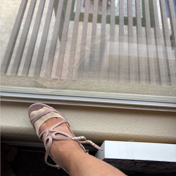 Authentic Jimmy Choo Ballet Lance Glitter Sandals - Picture 9 of 10